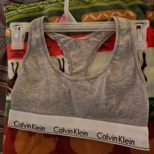 Calvin Klein Grey sports bra